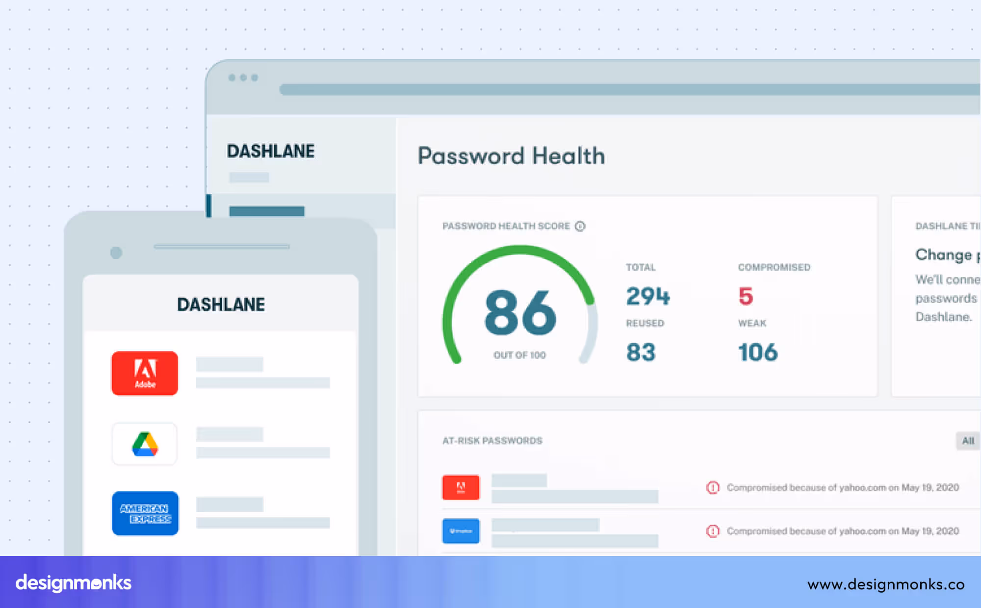 Dashlane UI